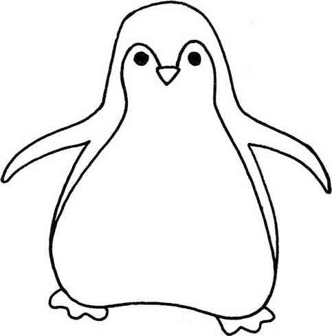 企鹅简笔画