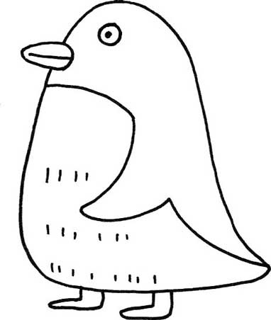 企鹅简笔画