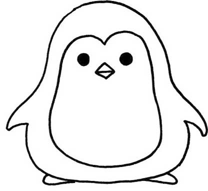 企鹅简笔画