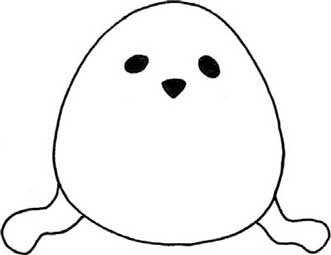 海豹简笔画