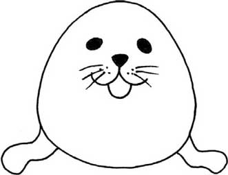 海豹简笔画