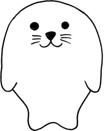 海豹简笔画