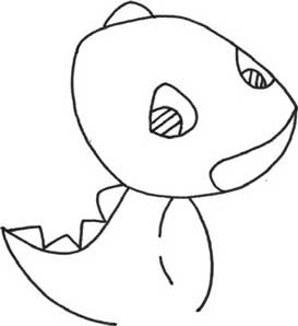 霸王龙简笔画