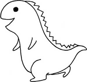 恐龙简笔画