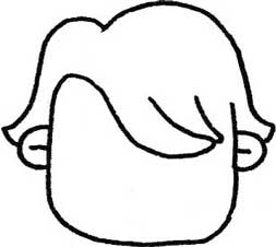 发型简笔画