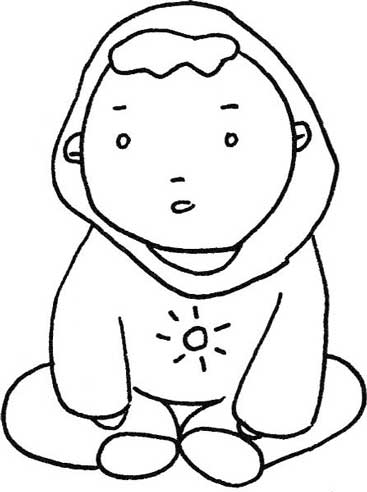 婴儿简笔画