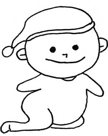 婴儿简笔画