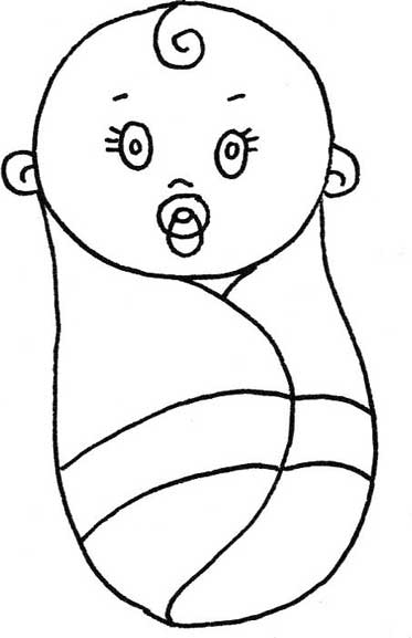 婴儿简笔画