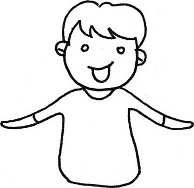 男孩简笔画