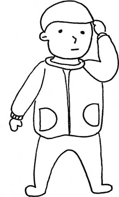 男孩简笔画