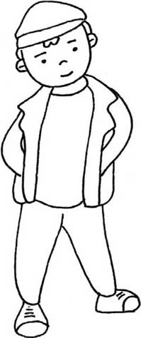 男孩简笔画