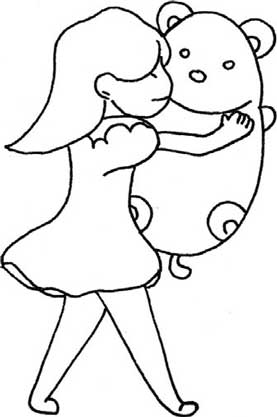 女孩简笔画
