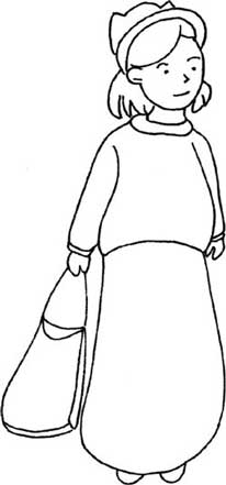 女青年简笔画