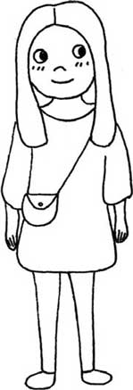 女青年简笔画