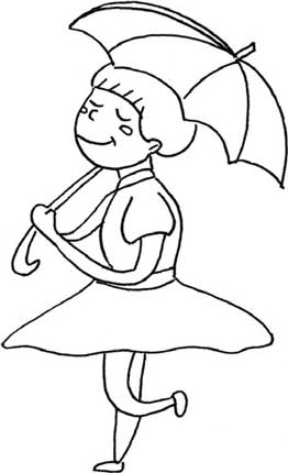 女青年简笔画