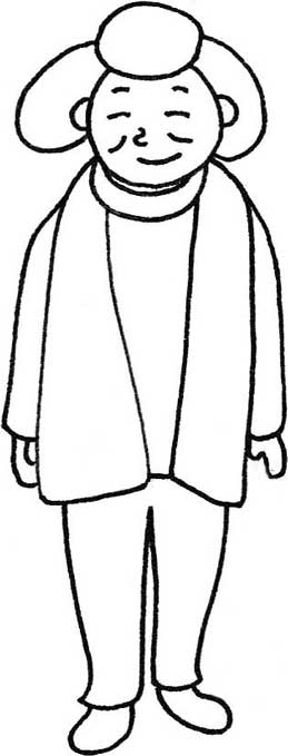 奶奶简笔画