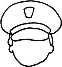 警察简笔画