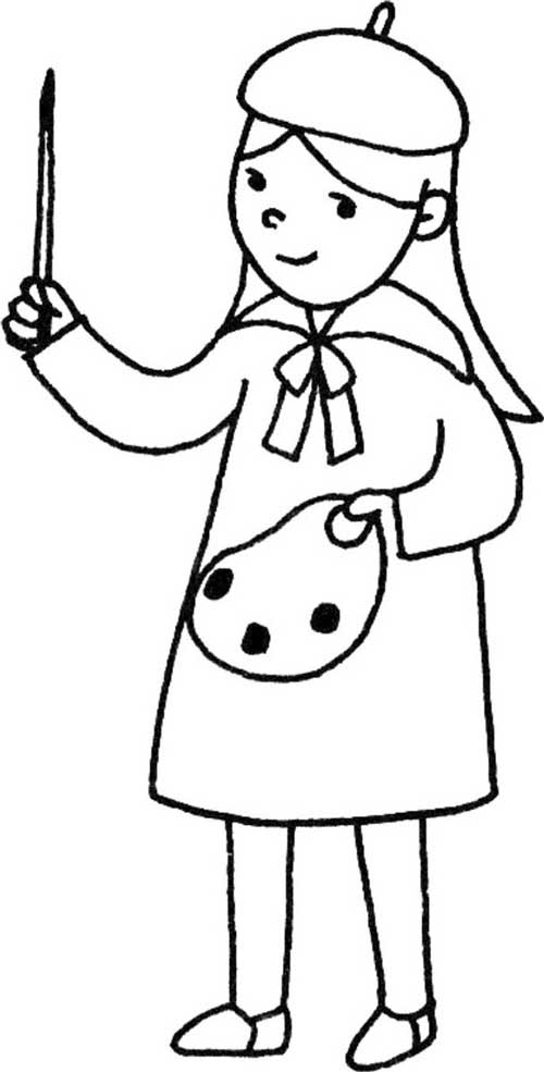 画家简笔画