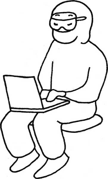 科学家简笔画