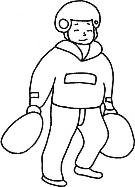 飞行员简笔画