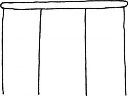 桌子简笔画