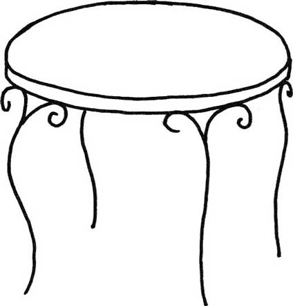 桌子简笔画