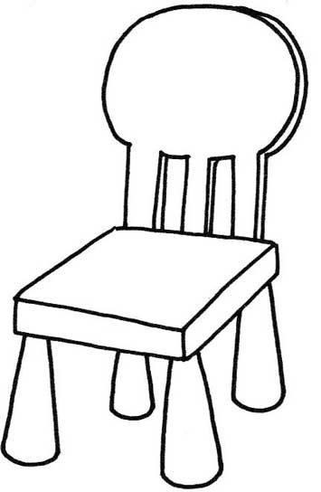 椅子简笔画