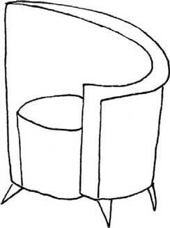 沙发简笔画