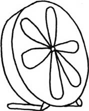 电扇简笔画