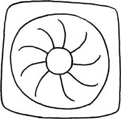 电扇简笔画