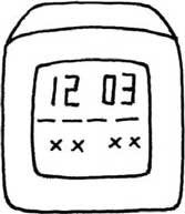 闹钟简笔画