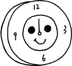 闹钟简笔画