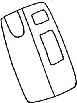 固定电话简笔画