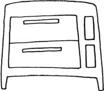 烤箱简笔画