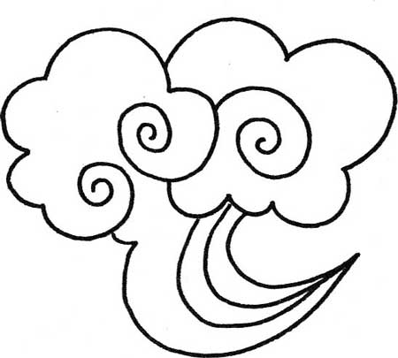 白云简笔画
