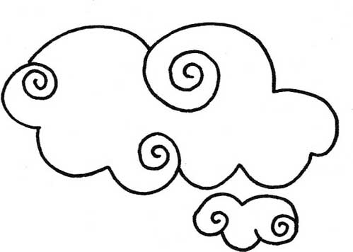白云简笔画