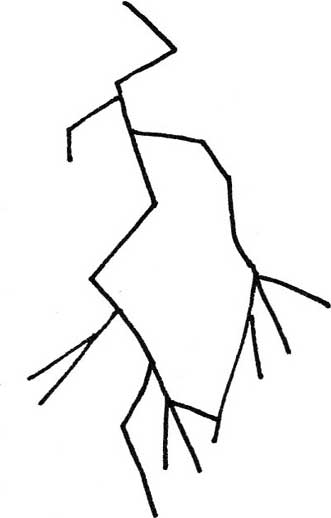 闪电简笔画