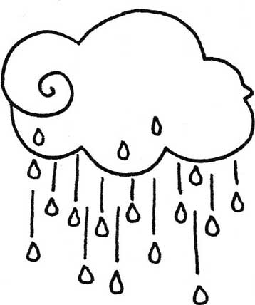 雨简笔画