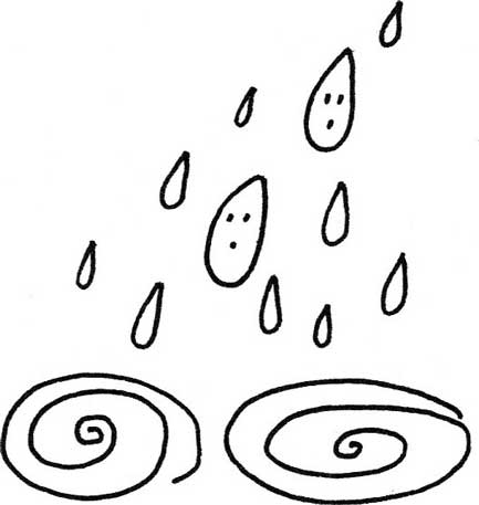 雨简笔画