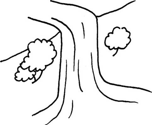 瀑布简笔画