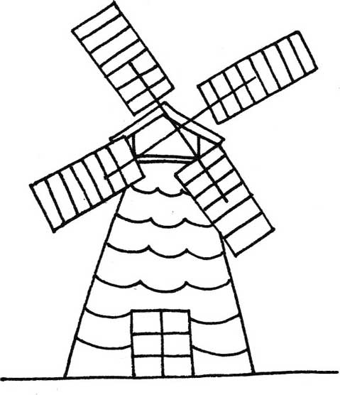 风车简笔画