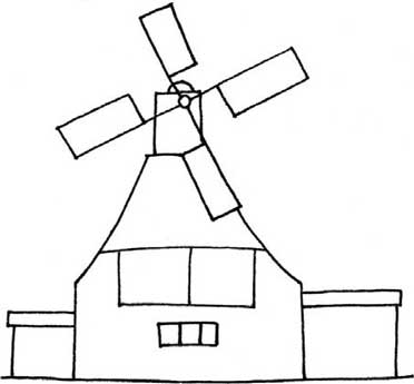 风车简笔画