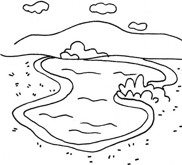 沙漠简笔画