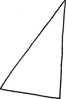 金字塔简笔画