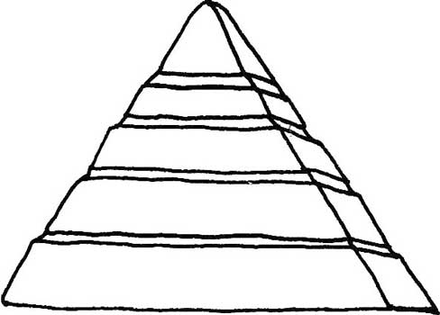 金字塔简笔画