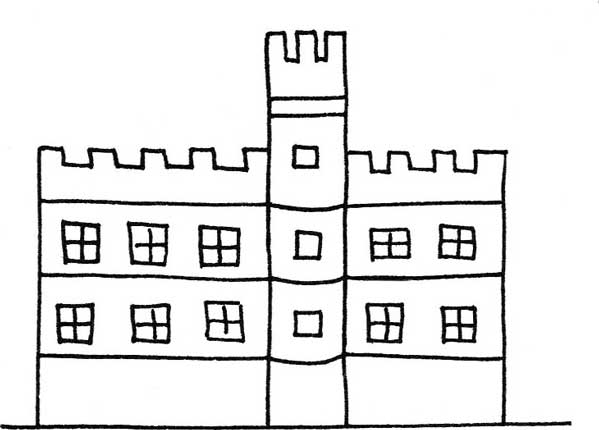 城堡简笔画