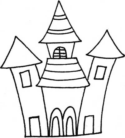 城堡简笔画