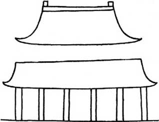 寺庙简笔画