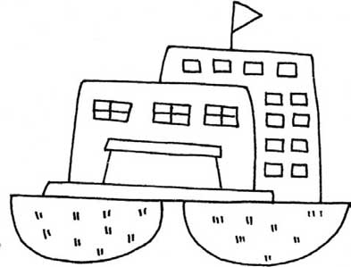 学校简笔画