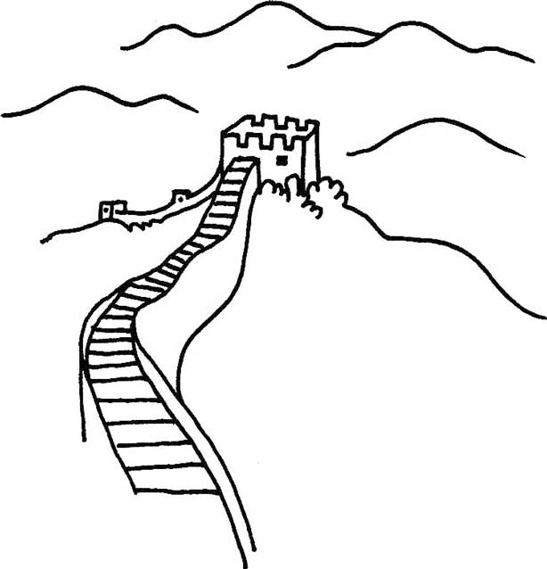 长城简笔画